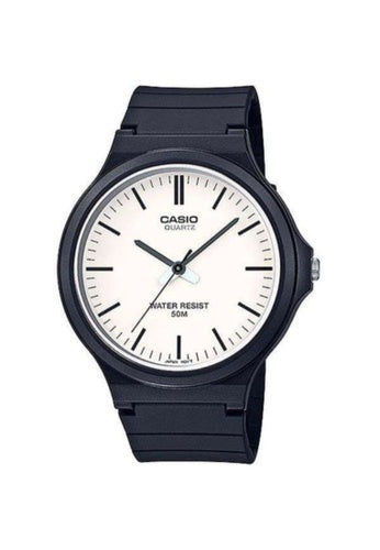 CASIO Mens Quartz Watch, Analog Display And Resin Strap #MW-240-7EVDF