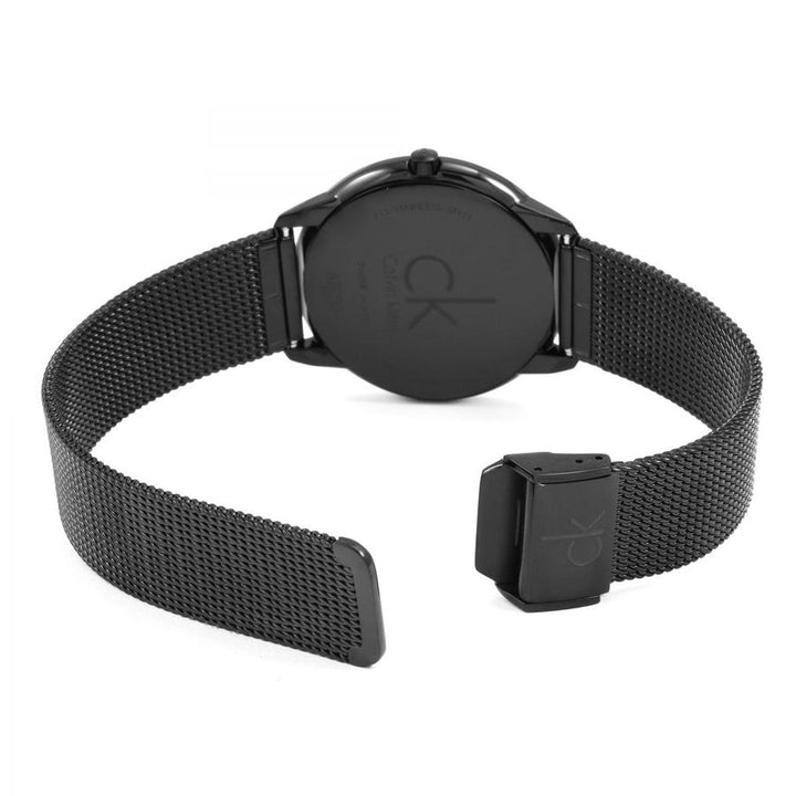 NEW Calvin Klein Minimal PVD Mens Watches - Black K3M21421