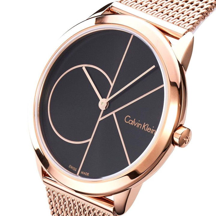 NEW Calvin Klein Minimal PVD Unisex Watches - Rose K3M21621