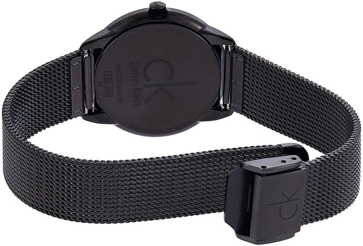 NEW Calvin Klein Minimal PVD Unisex Watches - Black K3M22421