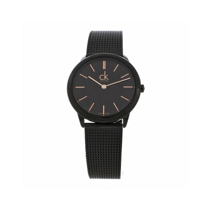 NEW Calvin Klein Minimal PVD Unisex Watches - Black K3M22421