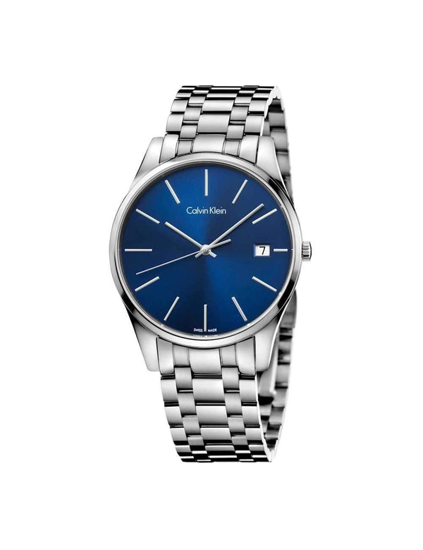 NEW Calvin Klein Time Steel Mens Watches - Blue Dial K4N2114N