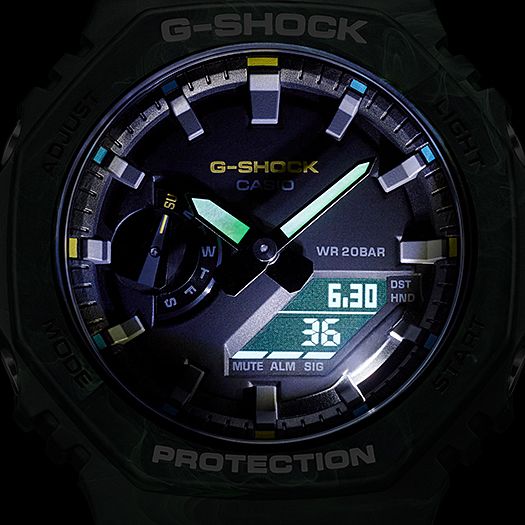 GA-2100FR-3AER night mode 